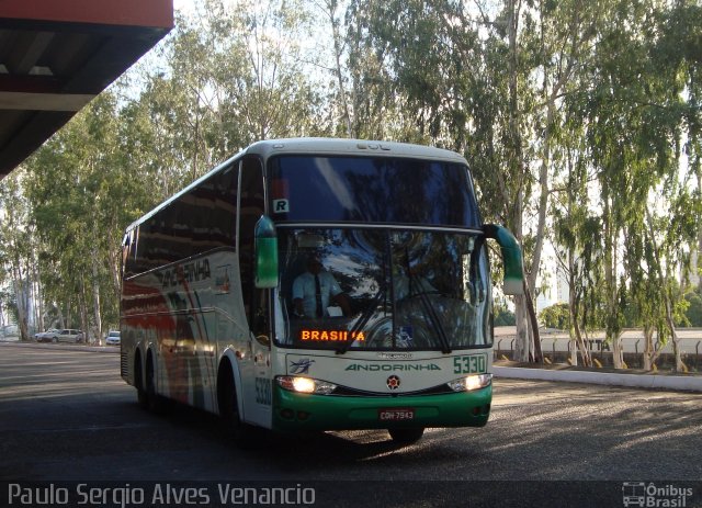 Empresa de Transportes Andorinha 5330 na cidade de Cuiabá, Mato Grosso, Brasil, por Paulo Sergio Alves Venancio. ID da foto: 2742340.
