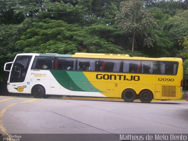 Empresa Gontijo de Transportes 12090 na cidade de São Paulo, São Paulo, Brasil, por Matheus de Melo Bento. Número da foto: #2741761.