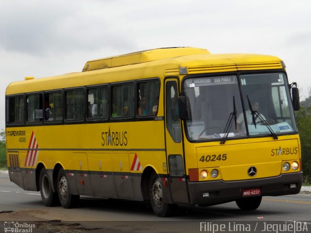Viação Itapemirim 40245 na cidade de Jequié, Bahia, Brasil, por Filipe Lima. Número da foto: #2742477.