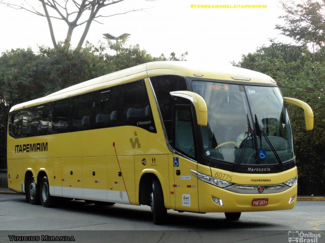 Viação Itapemirim 60775 na cidade de São Paulo, São Paulo, Brasil, por Vinicius Miranda. Número da foto: #2741926.