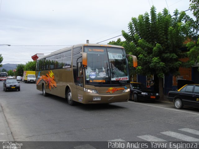 Pullman El Huique BFFY72 na cidade de Santa Cruz, Colchagua, Libertador General Bernardo O'Higgins, Chile, por Pablo Andres Yavar Espinoza. Número da foto: #2741466.