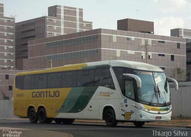 Empresa Gontijo de Transportes 18160 na cidade de Taguatinga, Distrito Federal, Brasil, por Thiago Silva . ID da foto: 2743271.