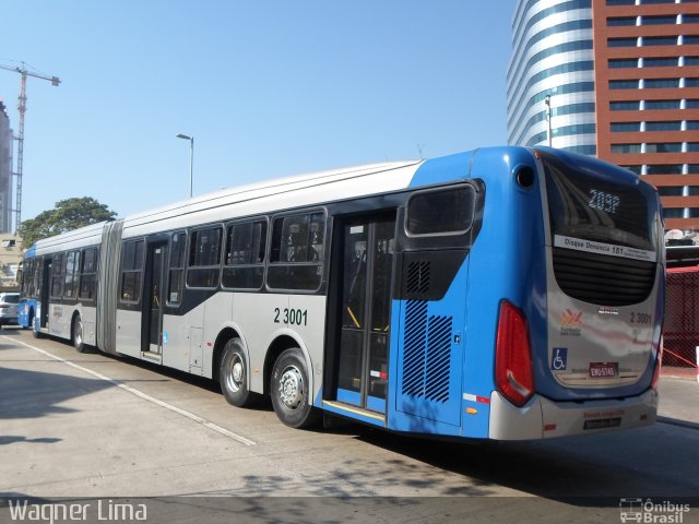 Sambaíba Transportes Urbanos 2 3001 na cidade de São Paulo, São Paulo, Brasil, por Wagner Lima. Número da foto: #2743415.