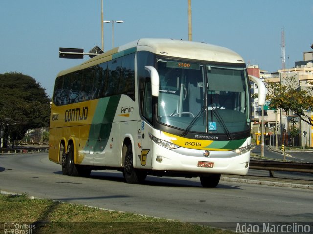 Empresa Gontijo de Transportes 18015 na cidade de Belo Horizonte, Minas Gerais, Brasil, por Adão Raimundo Marcelino. Número da foto: #2743882.