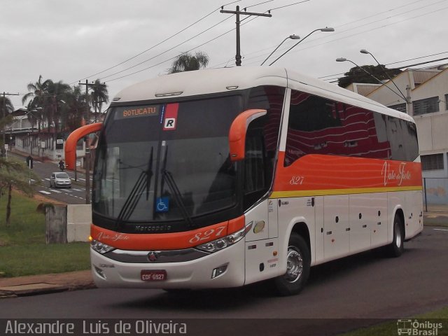 Viação Vale do Tietê 827 na cidade de Botucatu, São Paulo, Brasil, por Alexandre  Luis de Oliveira. ID da foto: 2743369.