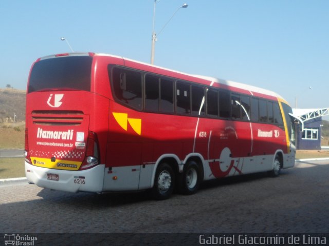 Expresso Itamarati 6216 na cidade de Jundiaí, São Paulo, Brasil, por Gabriel Giacomin de Lima. ID da foto: 2741932.