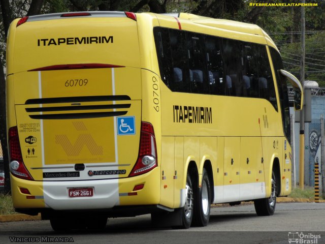 Viação Itapemirim 60709 na cidade de São Paulo, São Paulo, Brasil, por Vinicius Miranda. Número da foto: #2743533.