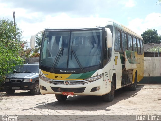 Empresa Gontijo de Transportes 3195 na cidade de Euclides da Cunha, Bahia, Brasil, por Luiz  Lima. ID da foto: 2743315.