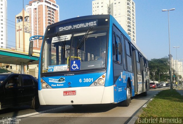Viação Paratodos > São Jorge > Metropolitana São Paulo > Mobibrasil 6 3801 na cidade de São Paulo, São Paulo, Brasil, por Gabriel Almeida. Número da foto: #2743862.