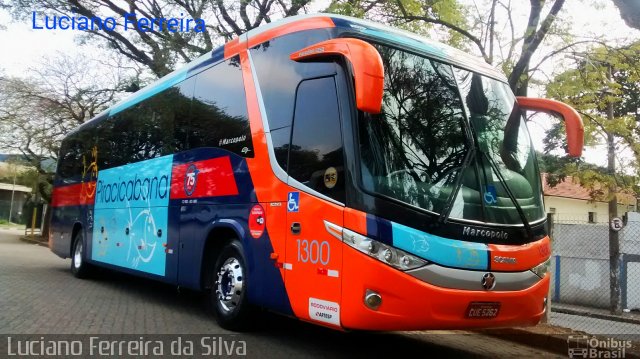 Viação Piracicabana 1300 na cidade de São Paulo, São Paulo, Brasil, por Luciano Ferreira da Silva. ID da foto: 2741612.