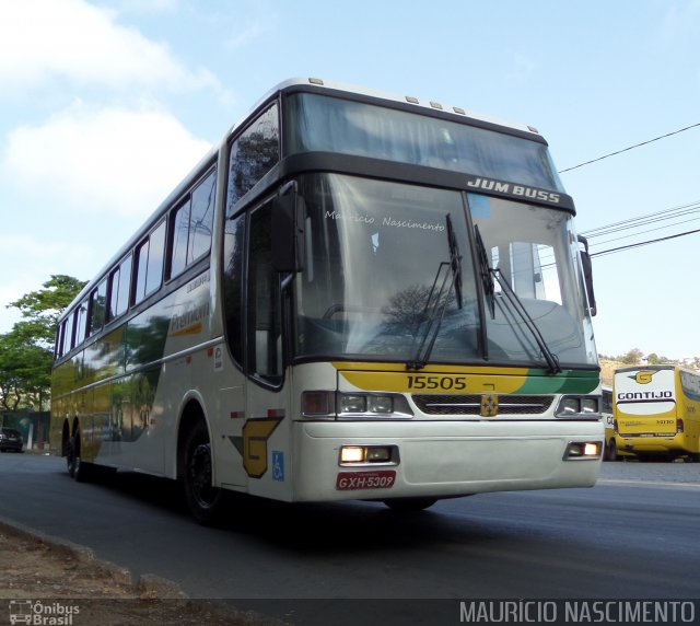 Empresa Gontijo de Transportes 15505 na cidade de Belo Horizonte, Minas Gerais, Brasil, por Maurício Nascimento. ID da foto: 2743467.