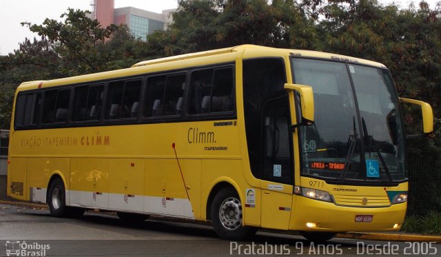 Viação Itapemirim 9711 na cidade de São Paulo, São Paulo, Brasil, por Cristiano Soares da Silva. ID da foto: 2688210.