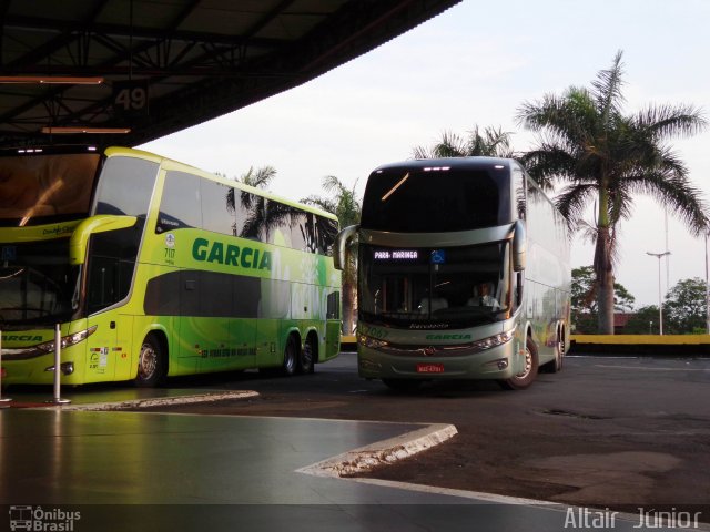 Viação Garcia 7067 na cidade de Londrina, Paraná, Brasil, por Altair Júnior. ID da foto: 2688680.