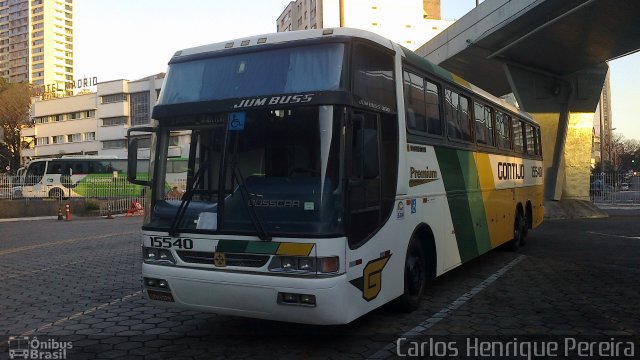 Empresa Gontijo de Transportes 15540 na cidade de Belo Horizonte, Minas Gerais, Brasil, por Carlos Henrique Pereira. ID da foto: 2687183.