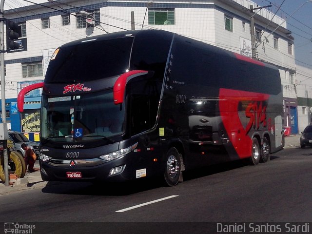 Style Bus 8000 na cidade de Praia Grande, São Paulo, Brasil, por Daniel Santos Sardi. Número da foto: #2687347.