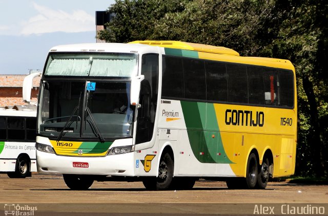 Empresa Gontijo de Transportes 11540 na cidade de Cascavel, Paraná, Brasil, por Alex  Claudino. Número da foto: #2688470.