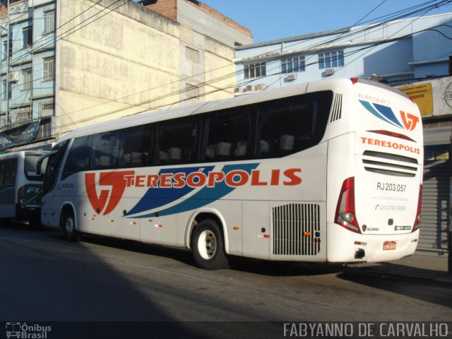 Viação Teresópolis RJ 203.057 na cidade de Nova Iguaçu, Rio de Janeiro, Brasil, por Fabiano Magalhaes. Número da foto: #2688382.