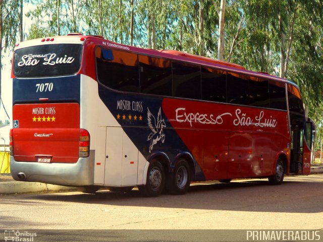 Expresso São Luiz 7070 na cidade de Cuiabá, Mato Grosso, Brasil, por Alexandre Rodrigo. Número da foto: #2687563.