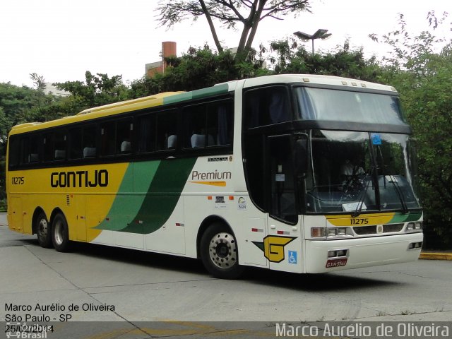 Empresa Gontijo de Transportes 11275 na cidade de São Paulo, São Paulo, Brasil, por Marco Aurélio de Oliveira. ID da foto: 2688843.