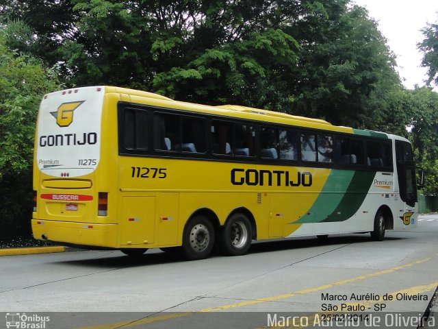 Empresa Gontijo de Transportes 11275 na cidade de São Paulo, São Paulo, Brasil, por Marco Aurélio de Oliveira. ID da foto: 2688858.