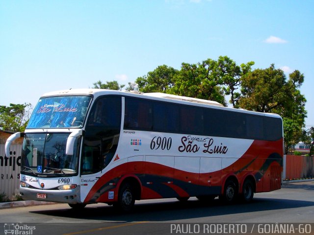 Expresso São Luiz 6900 na cidade de Brasília, Distrito Federal, Brasil, por Paulo Roberto de Morais Amorim. ID da foto: 2688629.