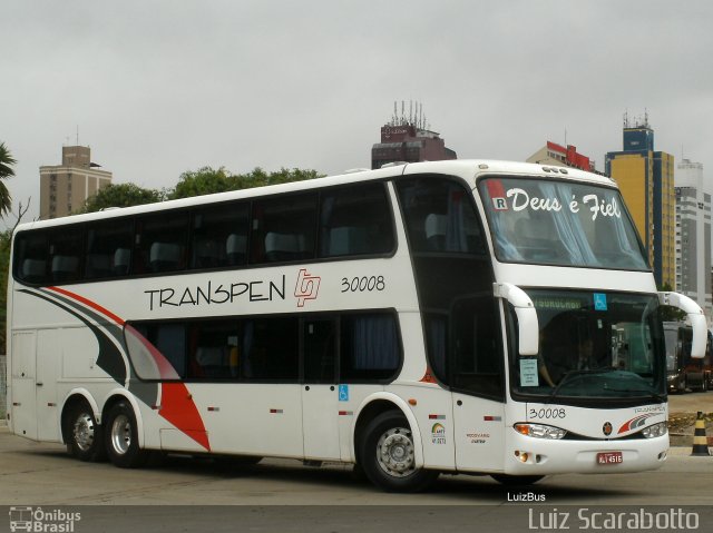 Transpen Transporte Coletivo e Encomendas 30008 na cidade de Curitiba, Paraná, Brasil, por Luiz Scarabotto . Número da foto: #2690875.