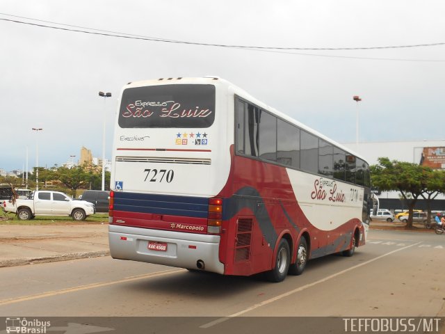 Expresso São Luiz 7270 na cidade de Goiânia, Goiás, Brasil, por Stefano  Rodrigues dos Santos. Número da foto: #2689812.