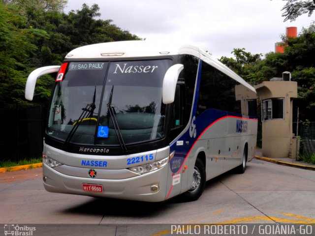 Viação Nasser 222115 na cidade de São Paulo, São Paulo, Brasil, por Paulo Roberto de Morais Amorim. ID da foto: 2690494.