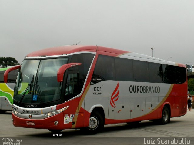 Viação Ouro Branco 16324 na cidade de Curitiba, Paraná, Brasil, por Luiz Scarabotto . ID da foto: 2690886.