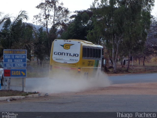 Empresa Gontijo de Transportes 15940 na cidade de Corinto, Minas Gerais, Brasil, por Thiago  Pacheco. ID da foto: 2692210.