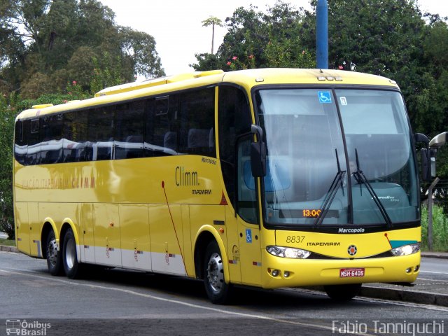 Viação Itapemirim 8837 na cidade de Curitiba, Paraná, Brasil, por Fábio Takahashi Tanniguchi. ID da foto: 2692351.