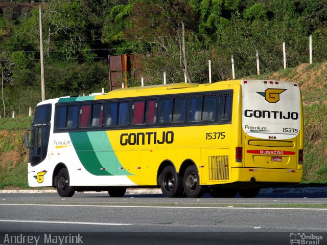 Empresa Gontijo de Transportes 15375 na cidade de Ribeirão Vermelho, Minas Gerais, Brasil, por Andrey Gustavo. ID da foto: 2692249.