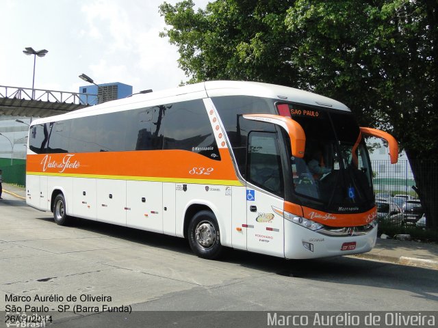 Viação Vale do Tietê 832 na cidade de São Paulo, São Paulo, Brasil, por Marco Aurélio de Oliveira. Número da foto: #2692723.