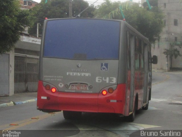 Viação Fervima 643 na cidade de Taboão da Serra, São Paulo, Brasil, por Bruno Santino. Número da foto: #2691758.