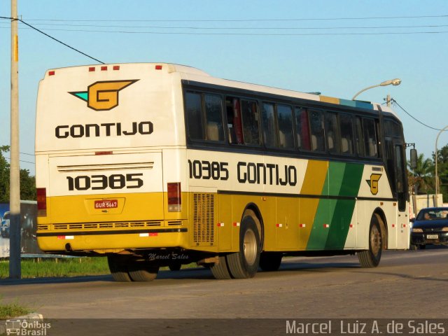 Empresa Gontijo de Transportes 10385 na cidade de Porto Seguro, Bahia, Brasil, por Marcel  Sales. ID da foto: 2691812.