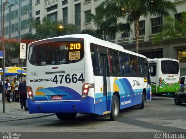Viação Redentor C47664 na cidade de Rio de Janeiro, Rio de Janeiro, Brasil, por Zé Ricardo Reis. ID da foto: 2692626.