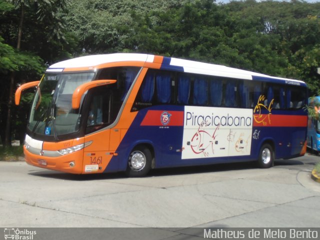 Viação Piracicabana 1461 na cidade de São Paulo, São Paulo, Brasil, por Matheus de Melo Bento. ID da foto: 2693220.