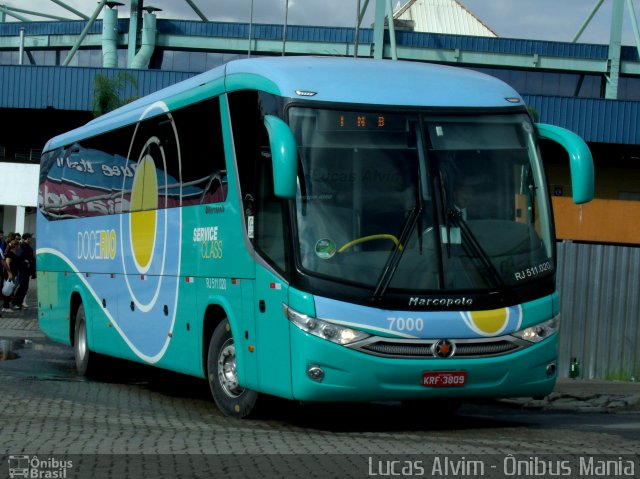 Doce Rio Fretamento e Turismo 7000 na cidade de Resende, Rio de Janeiro, Brasil, por Lucas Alvim. Número da foto: #2694018.