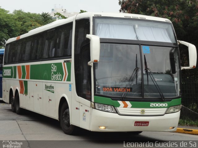 Cia. São Geraldo de Viação 20080 na cidade de São Paulo, São Paulo, Brasil, por Leonardo Guedes de Sá. Número da foto: #2693126.