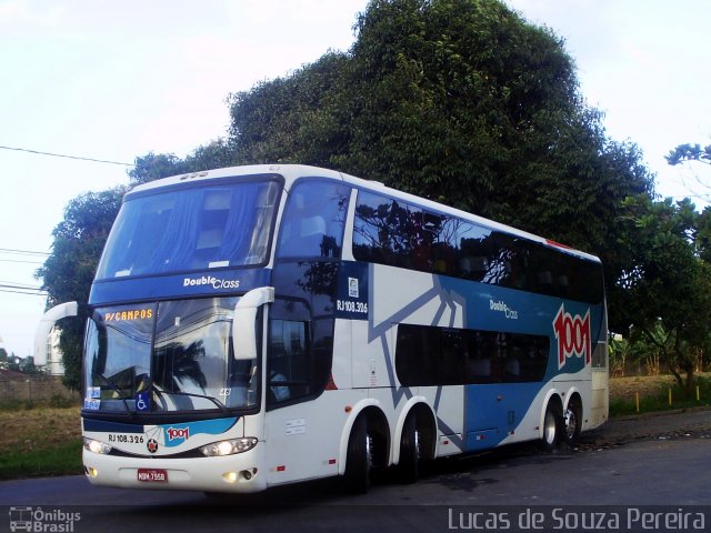 Auto Viação 1001 RJ 108.326 na cidade de Campos dos Goytacazes, Rio de Janeiro, Brasil, por Lucas de Souza Pereira. Número da foto: #2694316.