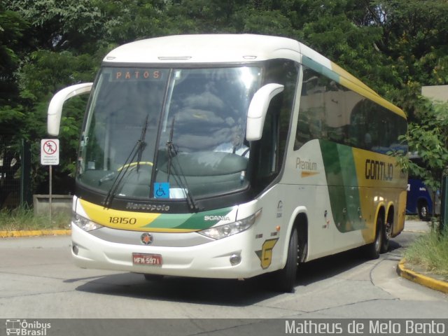 Empresa Gontijo de Transportes 18150 na cidade de São Paulo, São Paulo, Brasil, por Matheus de Melo Bento. Número da foto: #2693782.