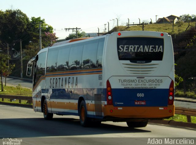 Viação Sertaneja 660 na cidade de Contagem, Minas Gerais, Brasil, por Adão Raimundo Marcelino. Número da foto: #2694315.