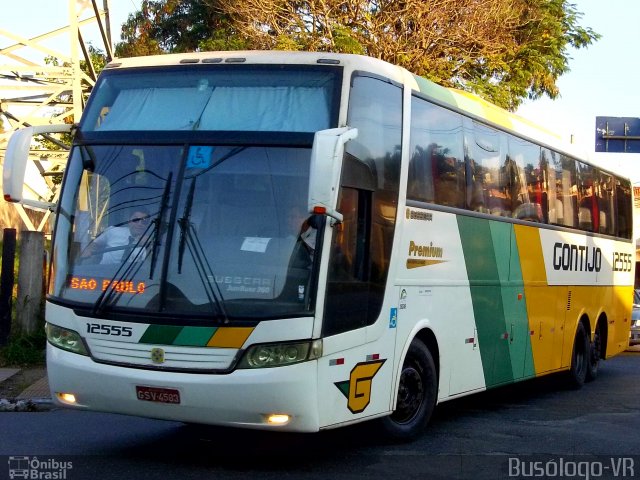 Empresa Gontijo de Transportes 12555 na cidade de Volta Redonda, Rio de Janeiro, Brasil, por Glauco Oliveira. ID da foto: 2695008.