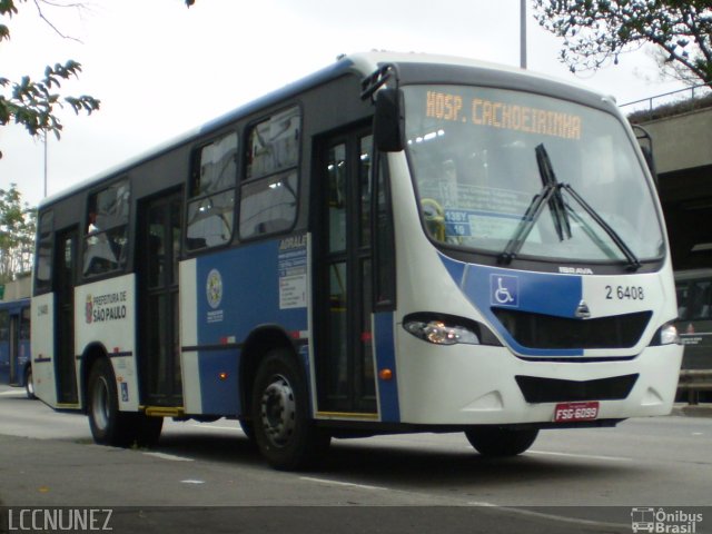 Transcooper > Norte Buss 2 6408 na cidade de São Paulo, São Paulo, Brasil, por Luis Nunez. Número da foto: #2696329.