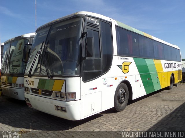 Empresa Gontijo de Transportes 3870 na cidade de Contagem, Minas Gerais, Brasil, por Maurício Nascimento. ID da foto: 2697604.