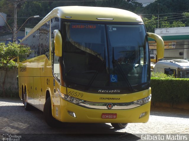 Viação Itapemirim 60579 na cidade de Cachoeiro de Itapemirim, Espírito Santo, Brasil, por Gilberto Martins. Número da foto: #2697615.