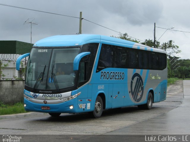 Auto Viação Progresso 6640 na cidade de Recife, Pernambuco, Brasil, por Luiz Carlos de Santana. Número da foto: #2697427.