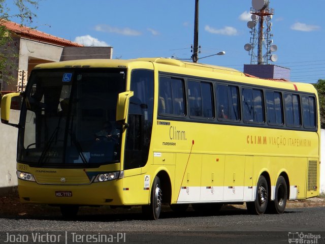 Viação Itapemirim 9031 na cidade de Teresina, Piauí, Brasil, por João Victor. ID da foto: 2698142.