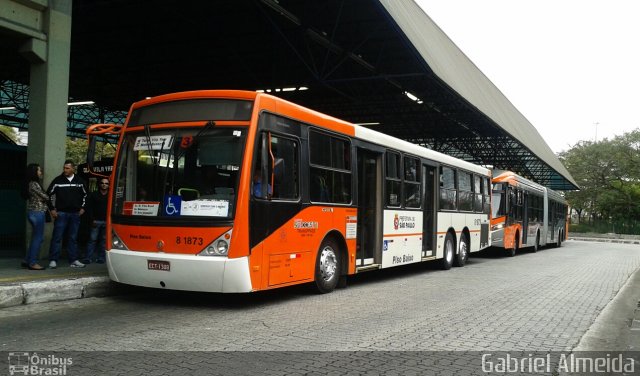 TRANSPPASS - Transporte de Passageiros 8 1873 na cidade de Osasco, São Paulo, Brasil, por Gabriel Almeida. Número da foto: #2696768.