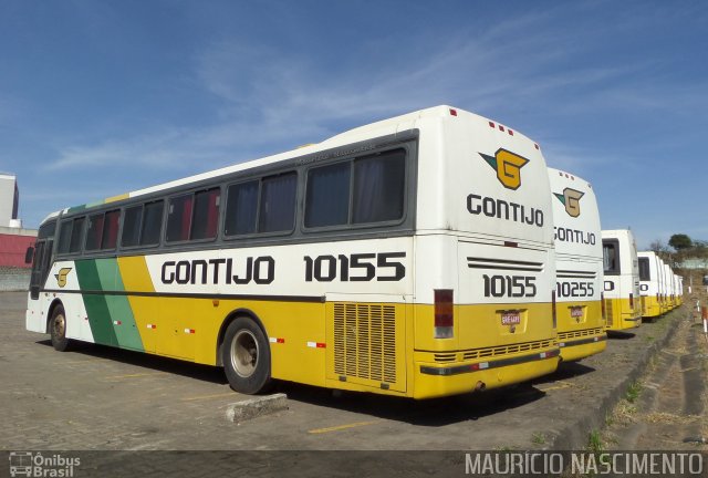 Empresa Gontijo de Transportes 10155 na cidade de Contagem, Minas Gerais, Brasil, por Maurício Nascimento. ID da foto: 2697630.